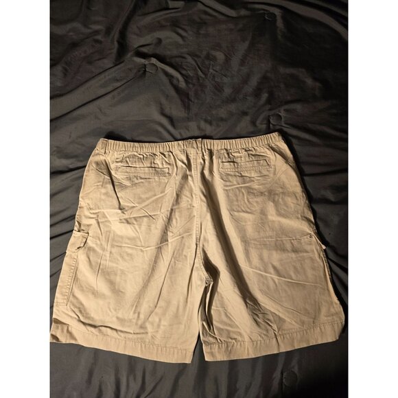 Boston Traders Tan Elastic waist Cargo Shorts Mens Big & Tall Size XXL - Picture 2 of 2
